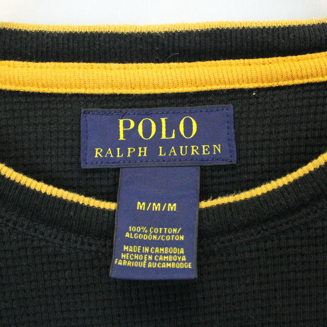 RALPH LAUREN Knit Sweatshirt Black | Medium