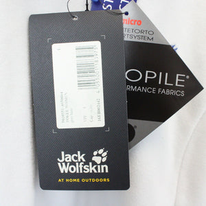 Womens JACK WOLFSKIN Fleece White | Large
