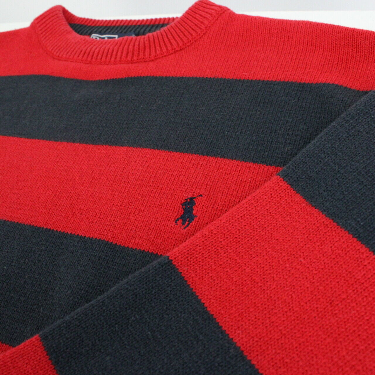 RALPH LAUREN Knit Sweatshirt Red | Large