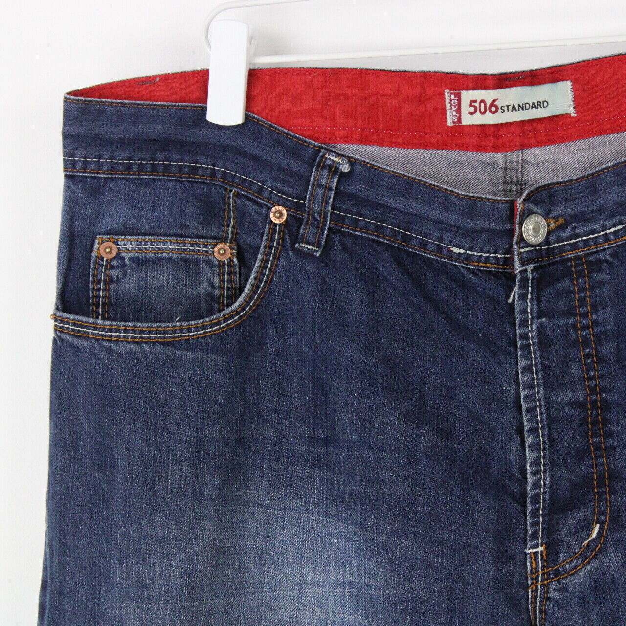 Mens LEVIS 506 Jeans Dark Blue | W38 L30