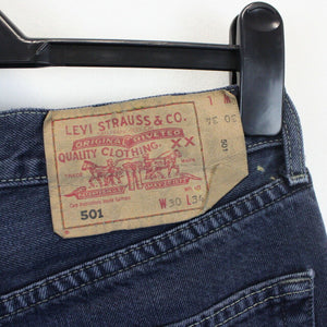 LEVIS 501 Jeans Black Charcoal | W30 L34