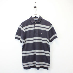 TOMMY HILFIGER Polo Shirt Grey | Small