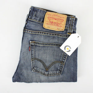 Mens LEVIS 512 Jeans Dark Blue | W31 L34