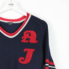 Load image into Gallery viewer, Womens ARMANI Knit Sweatshirt Navy Blue | Medium
