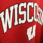 NCAA RUSSELL ATHLETIC 90s Wisconsin BADGERS Sweatshirt Red | Large
