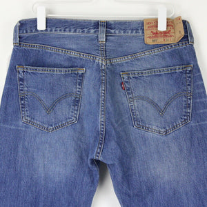 Mens LEVIS 501 Jeans Mid Blue | W34 L34