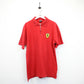 FERRARI 90s Polo Shirt Red | Large