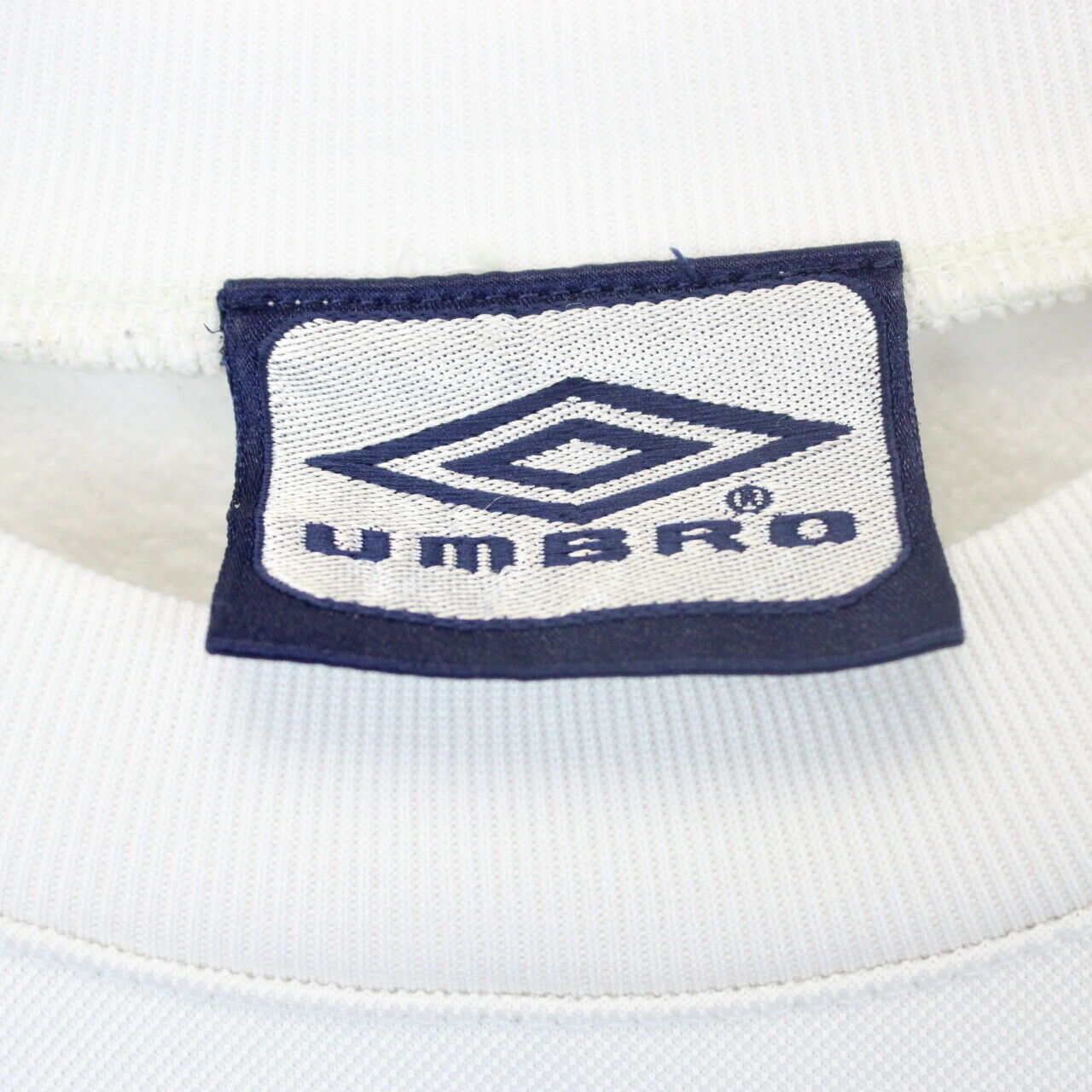 UMBRO 00s Sweatshirt White | Medium