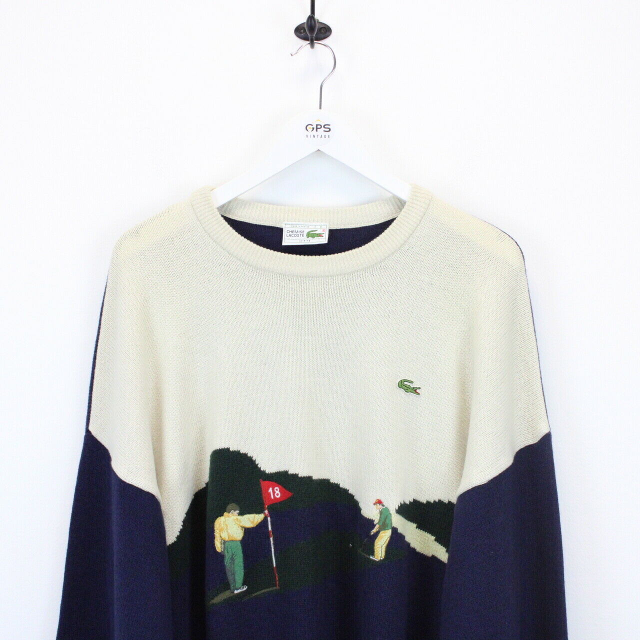 Vintage CHEMISE LACOSTE Knit Sweatshirt | XXL