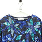 Womens 90s Sequin Top Blue | XL