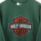 Womens HARLEY DAVIDSON 90s Sweatshirt Green | Medium