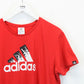 ADIDAS T-Shirt Red | Medium