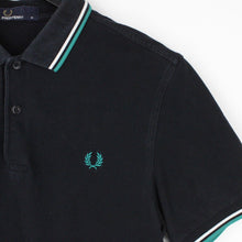 Load image into Gallery viewer, Mens FRED PERRY Polo Shirt Black | Medium
