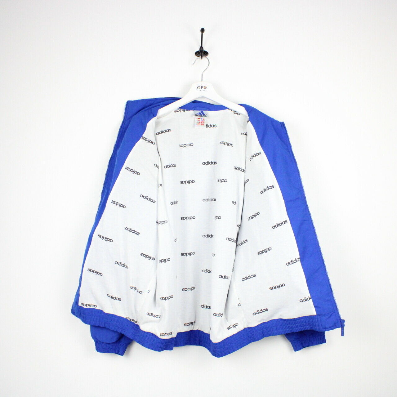 Vintage 90s ADIDAS Track Top Jacket Blue | Medium