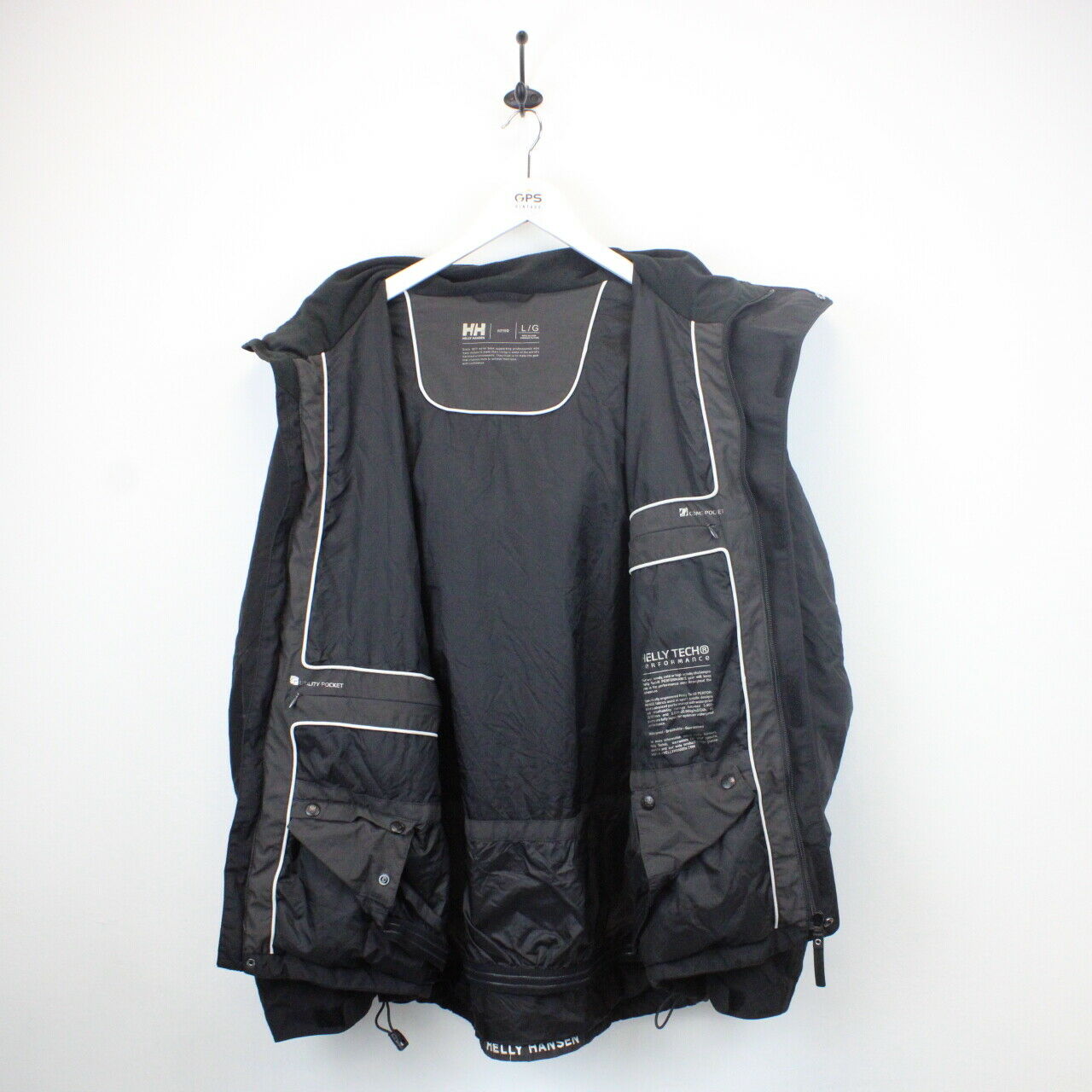 HELLY HANSEN Ski Jacket Black | Large