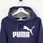 PUMA Hoodie Navy Blue | Medium