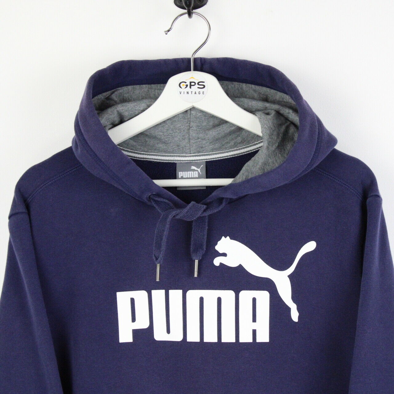 PUMA Hoodie Navy Blue | Medium