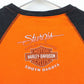 Womens HARLEY DAVIDSON 00s T-Shirt Orange | Medium