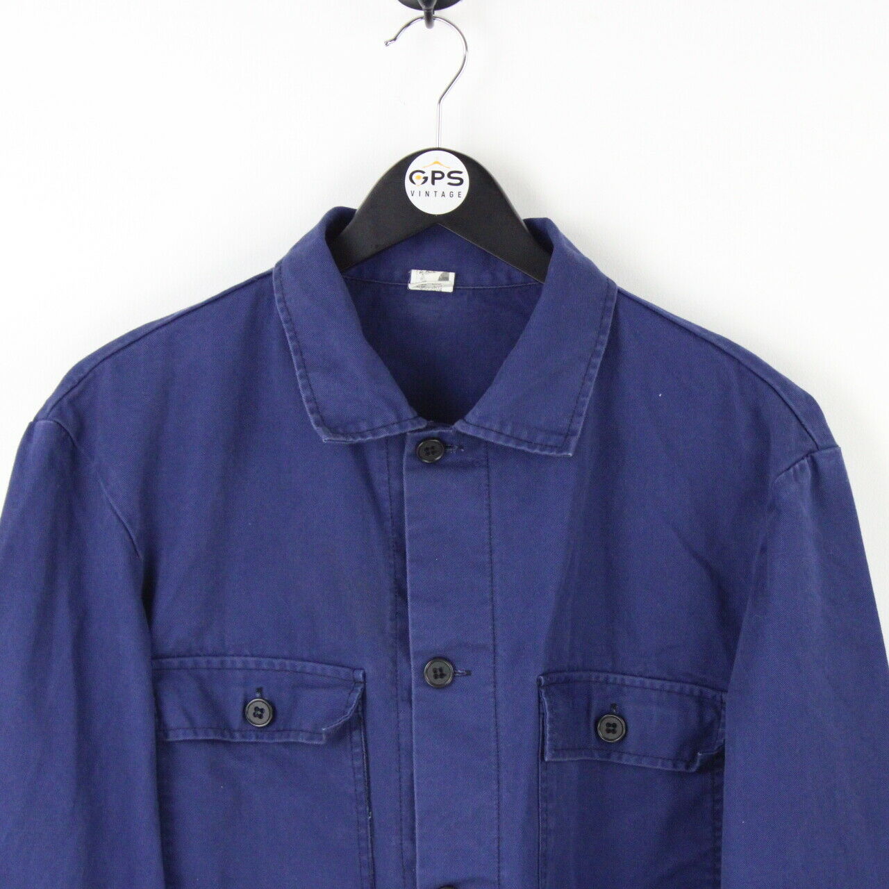 Mens Worker Chore Jacket Navy Blue | XS