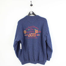 Load image into Gallery viewer, VANS 80s Knit Cardigan Blue | Large
