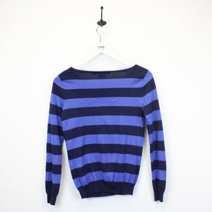 Womens RALPH LAUREN Knit Jumper Blue | XS