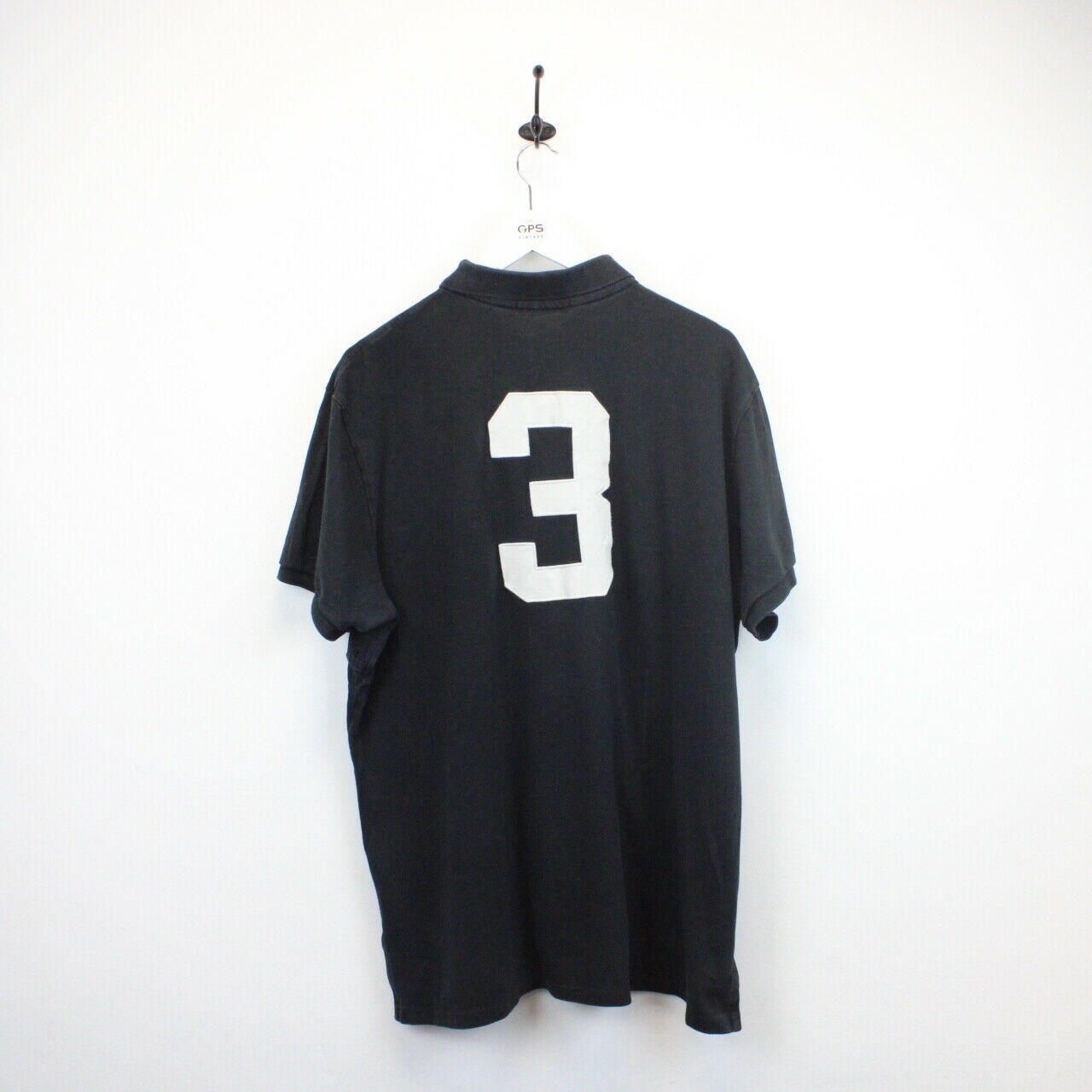 RALPH LAUREN Polo Shirt Black | XXL