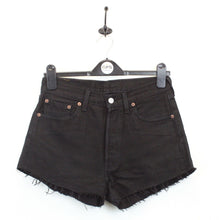 Load image into Gallery viewer, Womens LEVIS 501 Shorts Black | W29
