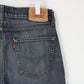 Mens LEVIS 512 Jeans Dark Blue | W36 L36