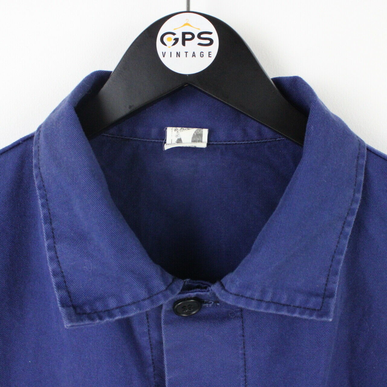 Mens Worker Chore Jacket Navy Blue | XS