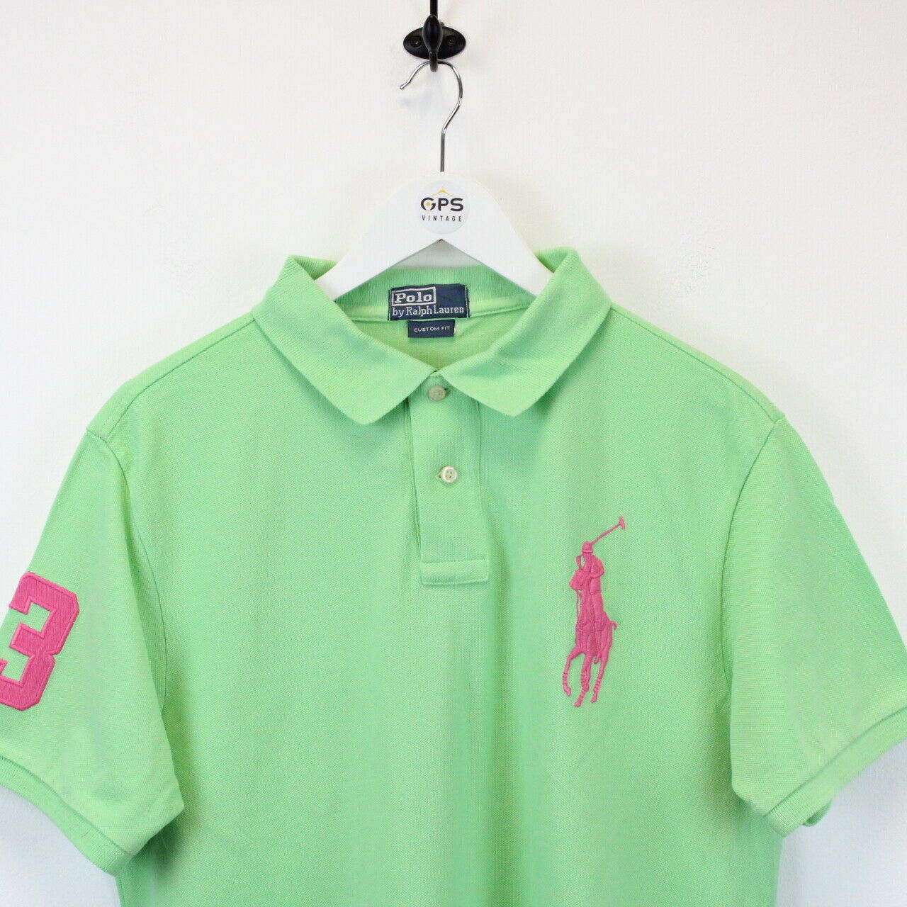 RALPH LAUREN Polo Shirt Green | Large