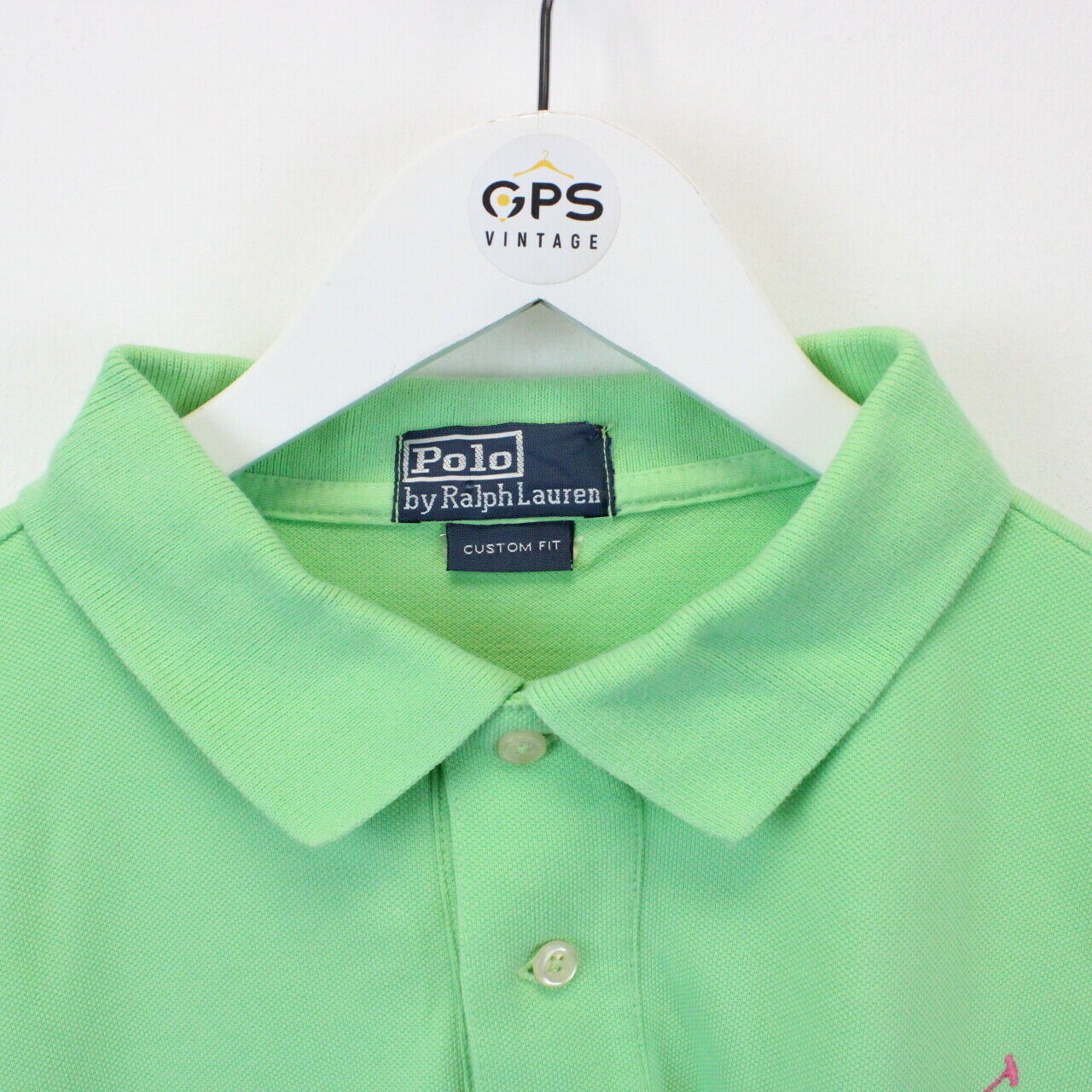 RALPH LAUREN Polo Shirt Green | Large