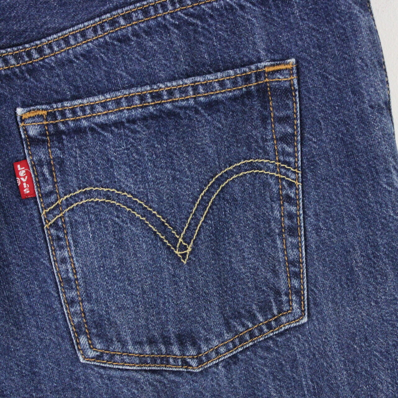 Mens LEVIS 501 CT Jeans Mid Blue | W32 L30