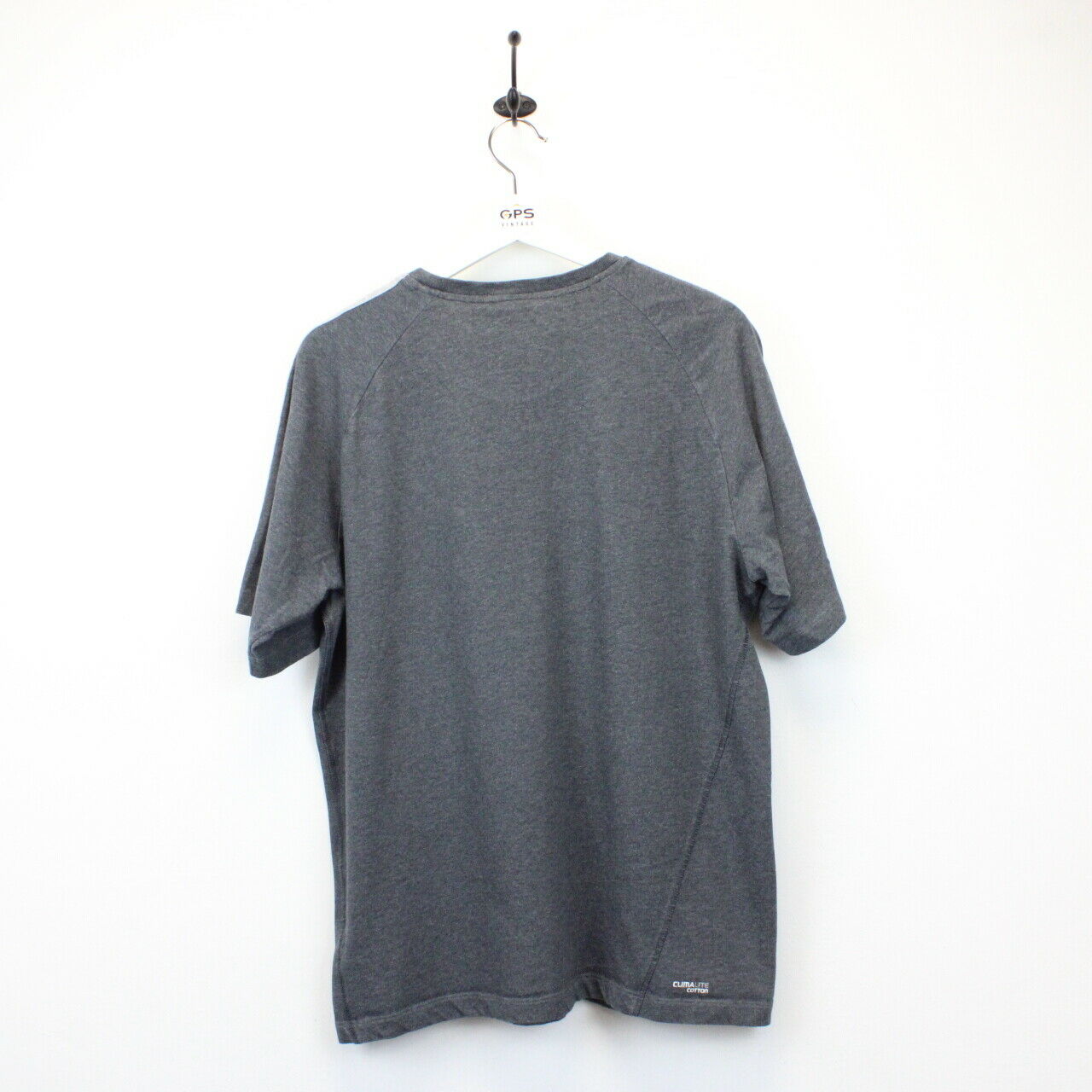 ADIDAS T-Shirt Grey | Large