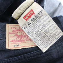 Load image into Gallery viewer, LEVIS 501 Jeans Black | W31 L32
