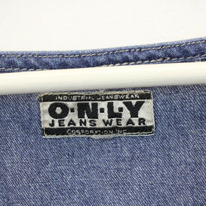 Womens 90s Dress Blue | Medium