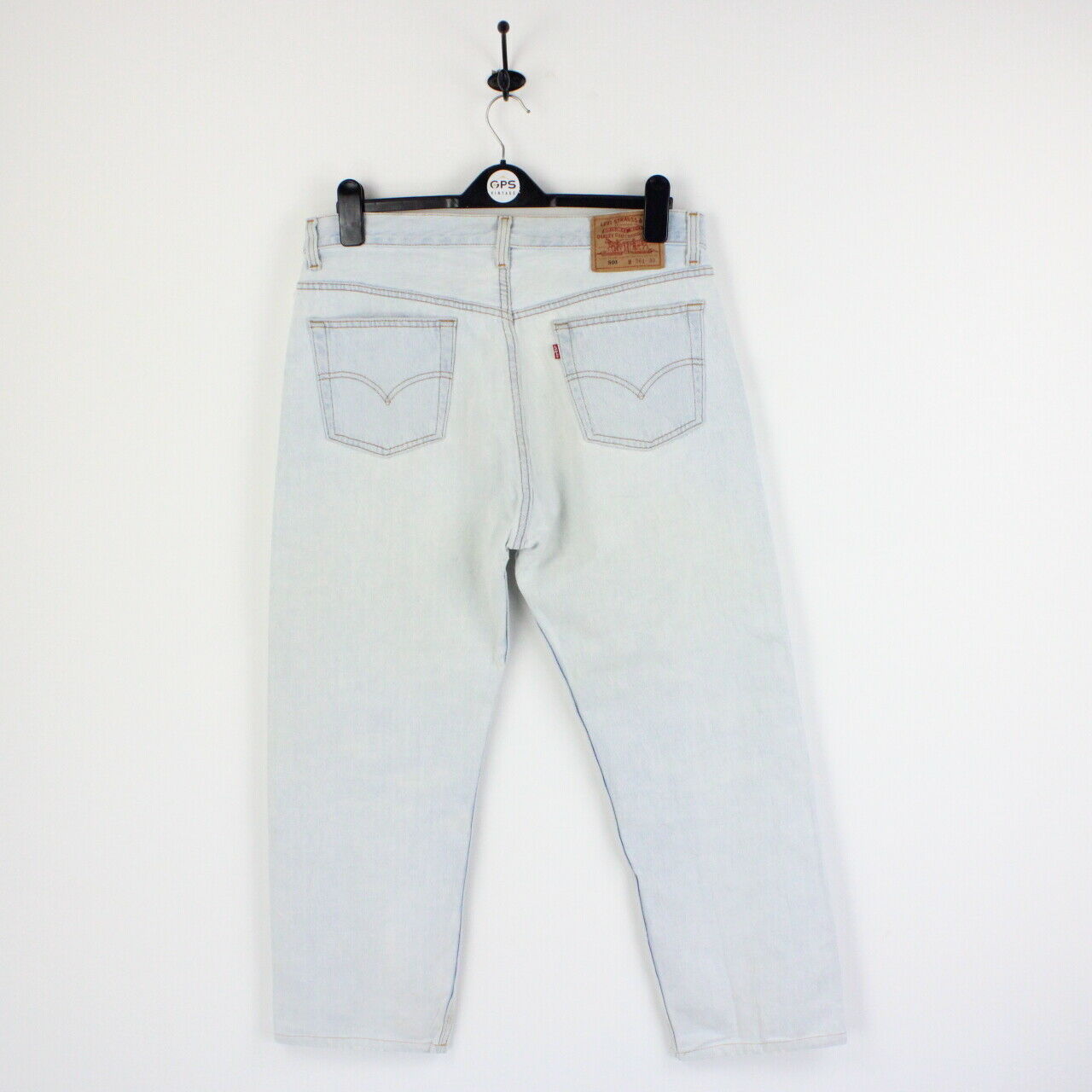 Mens 90s LEVIS 501 Jeans Light Blue | W35 L28