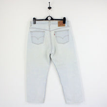 Load image into Gallery viewer, Mens 90s LEVIS 501 Jeans Light Blue | W35 L28
