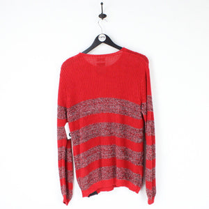 Mens DIESEL Knit Sweatshirt Red | Medium