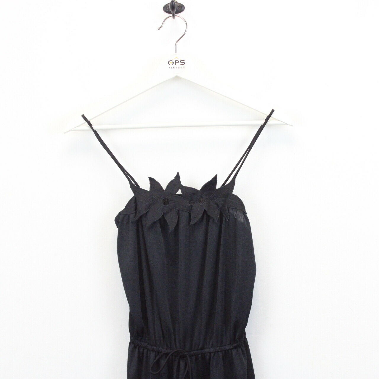 Womens 80s Dress Black | Small