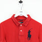 RALPH LAUREN Polo Shirt Red | XS