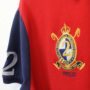 RALPH LAUREN Polo Shirt Red | Large