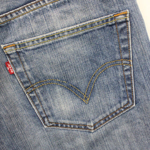 Womens LEVIS 501 Shorts Mid Blue | W33