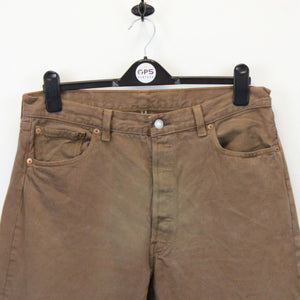 Womens LEVIS 501 Jeans Brown | W36 L32