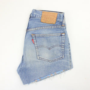 Womens LEVIS 501 Shorts Light Blue | W30