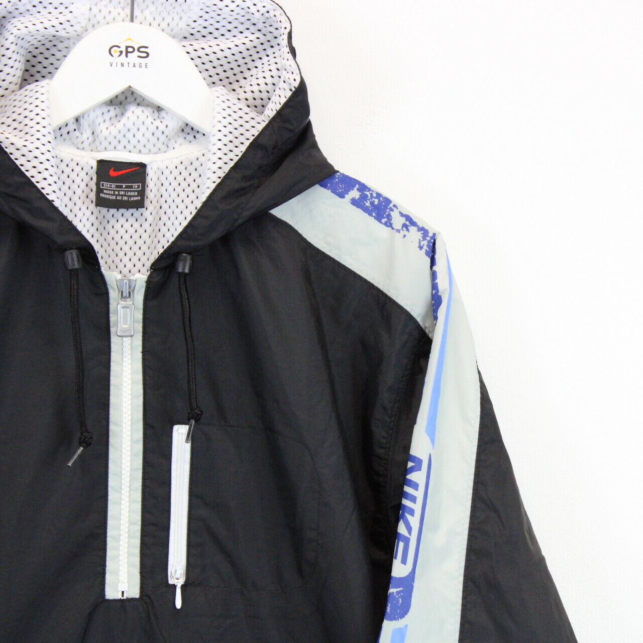 Womens NIKE 1/4 Zip Track Top Jacket Black | Small