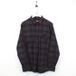 Flannel Plaid Shirt Black | Large