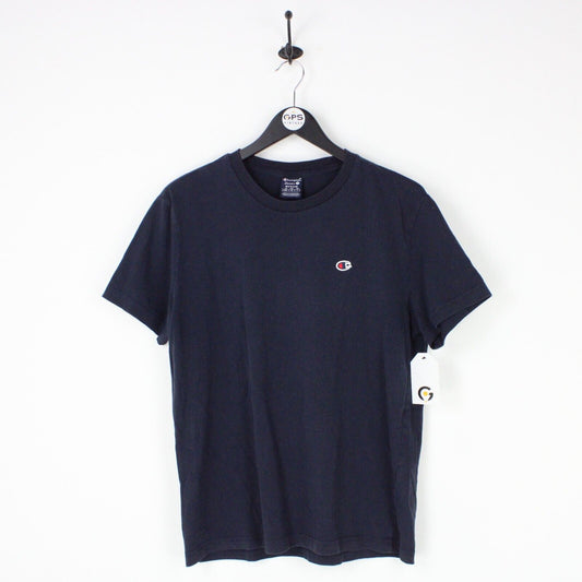 Mens CHAMPION T-Shirt Navy Blue | Medium