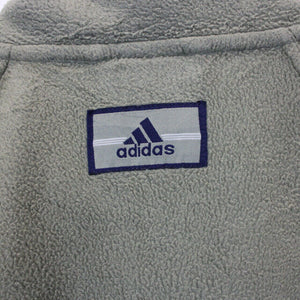 ADIDAS 90s 1/4 Zip Fleece Navy Blue | XL