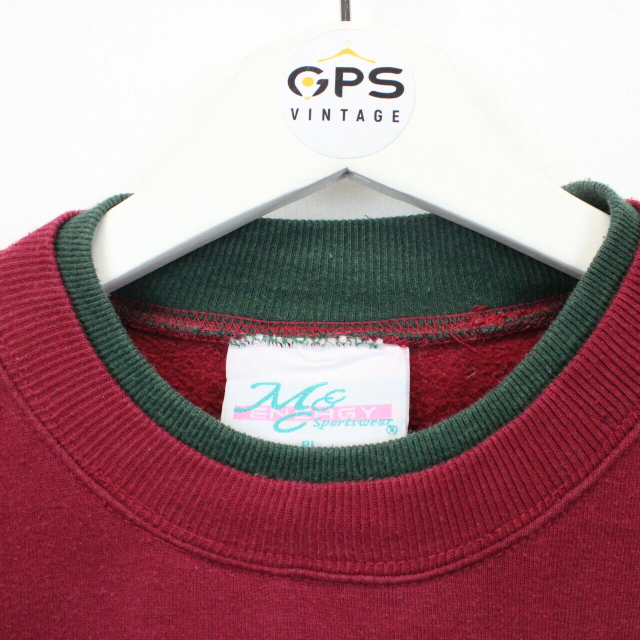 90s Christmas Sweatshirt Red | Large