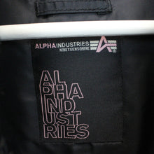 Load image into Gallery viewer, Womens ALPHA INDUSTRIES Flight Jacket Black | Medium
